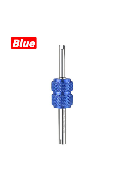 Choice1 مفك براغي عالمي أزرق اللون لإزالة صمام الإطارات، أداة إصلاح عجلات الس...