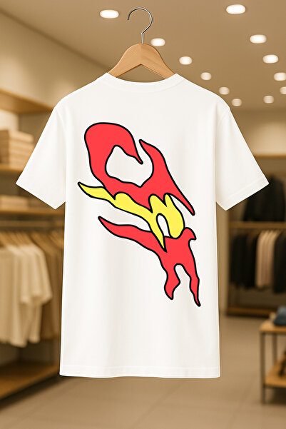 SELF CONTROL Tricou oversize unisex, 100% bumbac, respirabil, din țesătură gr...