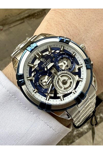 Reward 5Atm su geçirmez Erkek kol saati çelik kordon kasa