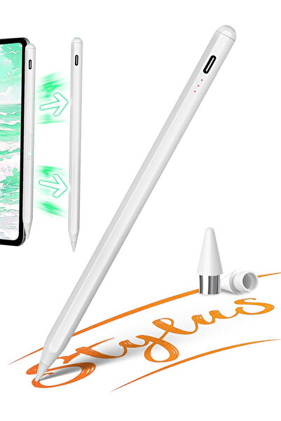 NovStrap Homtech Casper Tabletler ile Uyumlu Dokunmatik Tablet Kalemi Gen2 Stylus Pencil FR2911