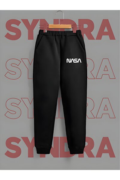 Syndra 3-Piece Winter Nasa Tracksuit Set (Zippered Sweatshirt, White Crew Neck)