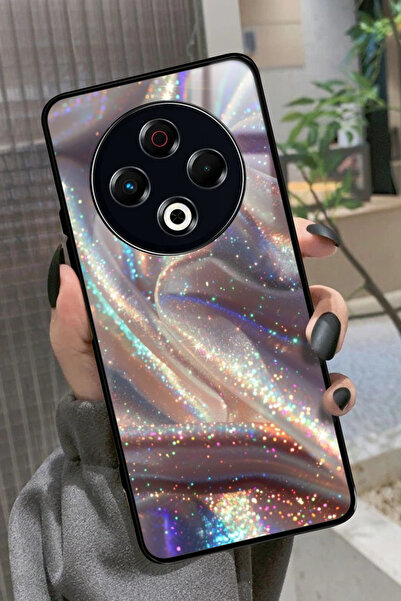 TECNO Spark 30 Uyumlu Sim Tasarımlı Parlak Premium Kılıf