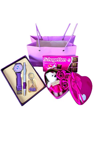 velve Σχολικό πακέτο, σετ ρολογιών, στυλό, μπρελόκ, μεταλλικό κουτί, σαπουνάκ...