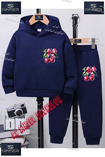 SS SİNSER Children's Unisex Custom Printed Hoodie and Sweatpants Set with "Ch...
