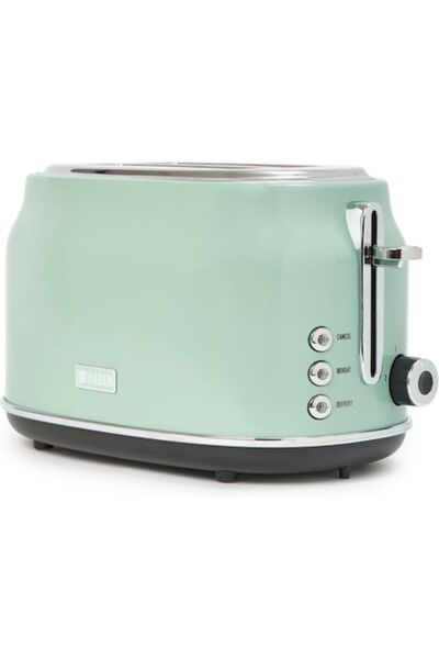 Haden Retro Toaster - Mint Green, 815W, 2 Slices