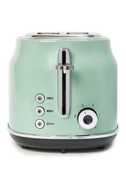 Haden Retro Toaster - Mint Green, 815W, 2 Slices