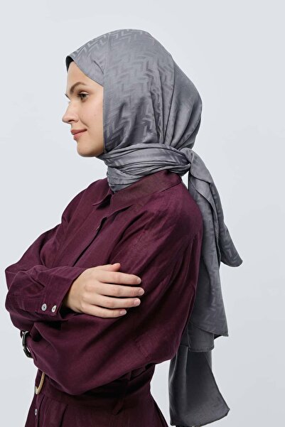 Modakaşmir İpeksi Jakar Serisi Labirent Desen Şal