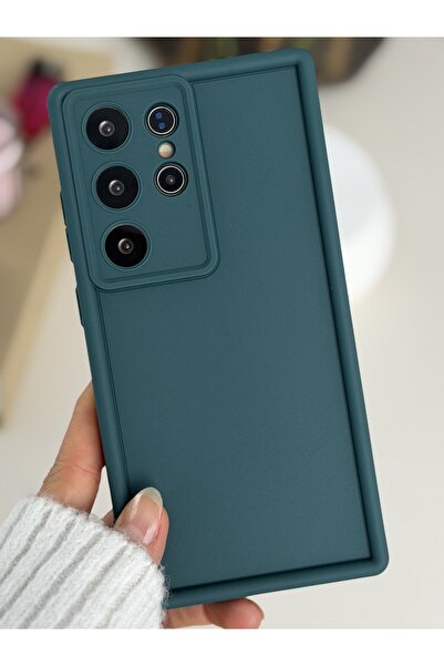 Go Aksesuar Galaxy S24 ULTRA UyumluMat Lansman Parmak İzi Bırakmaz Silikon Kılıf