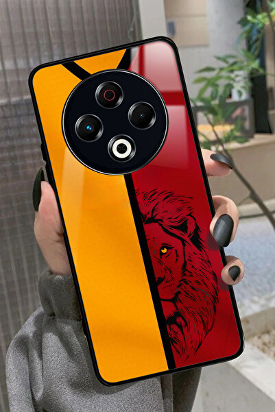 TECNO Spark 30 Uyumlu Aslan Tasarımlı Glossy Premium Kılıf