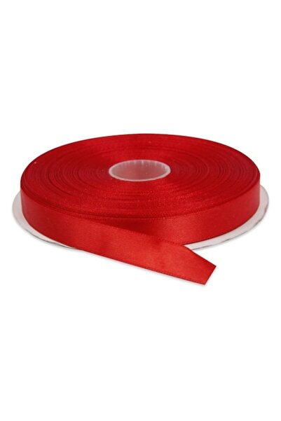 OEM Panglică de satin, set de 5 bucăți, lățime 1 cm, culoare roșie, rolă 22 m