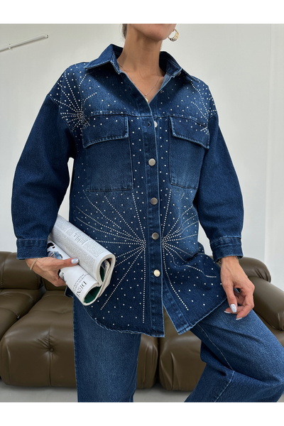 MİA NOURA ΓΥΝΑΙΚΕΙΟ ΠΟΥΚΑΜΙΣΟ ΑΠΟ ΥΦΑΣΜΑ ΤΕΝΙΣ ΜΕ ΠΕΤΡΑ ΣΤΗΝ ΜΠΡΟΣΤΙΝΗ ΜΕΡΙΔΑ