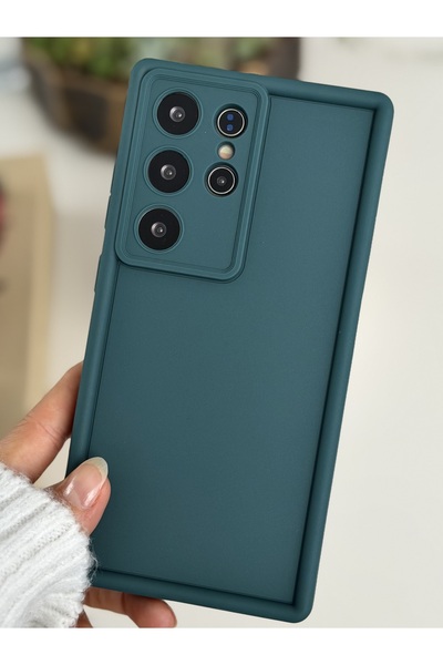 Go Aksesuar Galaxy S23 ULTRA Uyumlu Mat Lansman Parmak İzi Bırakmaz Silikon K...