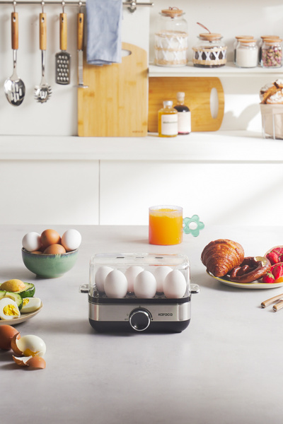 DEKORANLA Gri Yumurta Haşlama Makinesi, Pratik ve Şık Mutfak Aleti