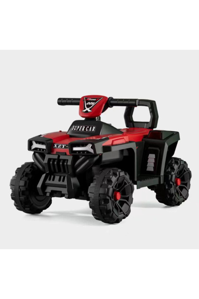 CAR Electric Ride-On 6V Battery, 380 Motor with Music, Lights & Early Education 29-GB931-RED