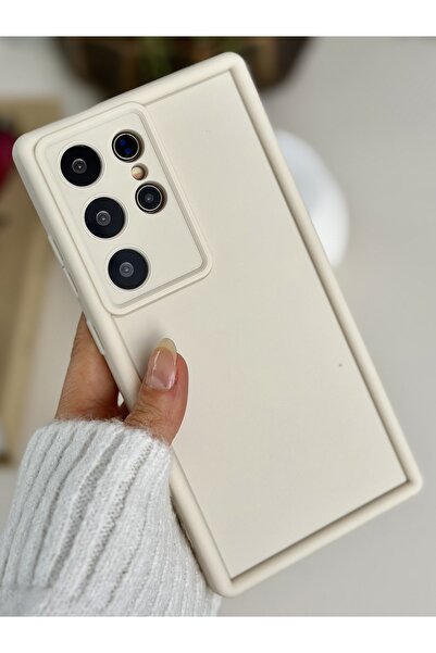 Go Aksesuar Galaxy S24 ULTRA UyumluMat Lansman Parmak İzi Bırakmaz Silikon Kılıf