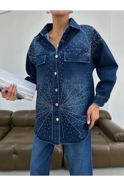 MİA NOURA ΓΥΝΑΙΚΕΙΟ ΠΟΥΚΑΜΙΣΟ ΑΠΟ ΥΦΑΣΜΑ ΤΕΝΙΣ ΜΕ ΠΕΤΡΑ ΣΤΗΝ ΜΠΡΟΣΤΙΝΗ ΜΕΡΙΔΑ