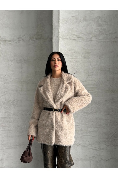 Fashionbox Жіноча преміум-якість куртка з підкладкою на кнопках 25104