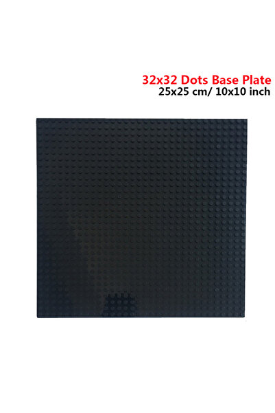 Choice4 قاعدة مكعبات بناء كلاسيكية سوداء 32×32 و32×16 نقطة، مقاس M، يمكنك ترك...