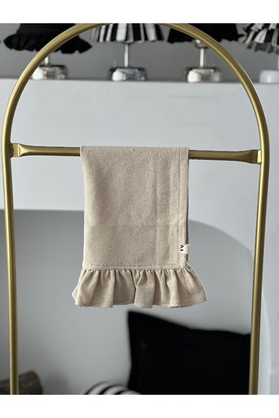 KaiAtelier Natural Keten Fırfırlı Kurulama Bezi