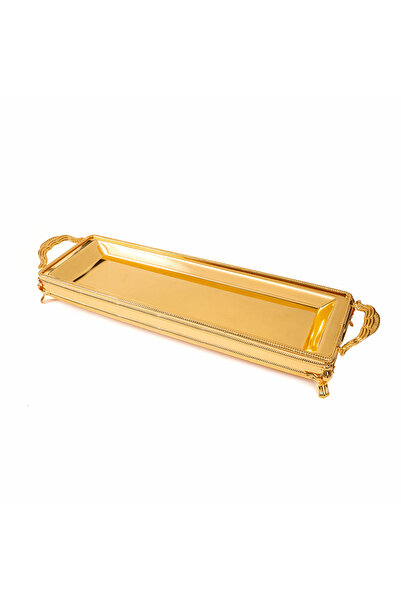 aljahwari Rectangular serving tray with legs