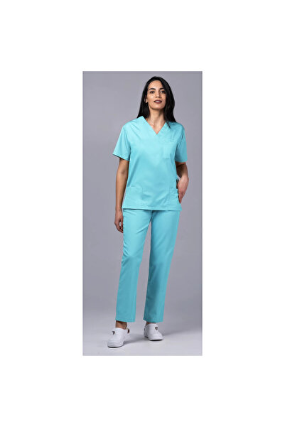 tag Γυναικεία ιατρική στολή Women New ClassIQ, Μπλούζα και παντελόνι, Aqua