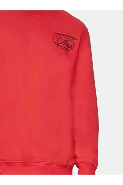 s.Oliver Ανδρικό Φούτερ S Oliver 10.3.11.14.140.2153489 Κόκκινο