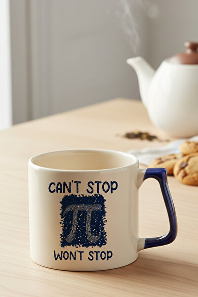 qoeuyl boutique Can'T Stop Won'T Stop Pi Printed Lightweight Ceramic Mug Cup ...