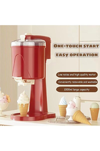 Generic Mini Automatic Fruit Soft Serve Ice Cream Machine DIY Healthy Frozen Dessert Maker for Kitchen