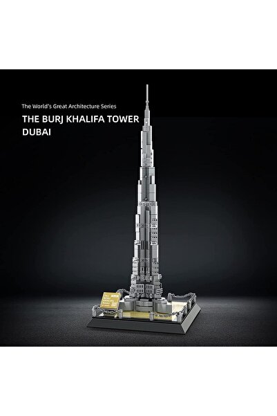 REZZOSS Building Block Toys The Burj Khalifa Tower-Dubai Model (555 Pieces)