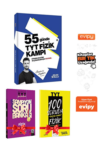 Yargı Yayınları 2026 YKS TYT 55 Günde Fizik Kampı - Özcan Aykın Hediyeleri Ayraçlı