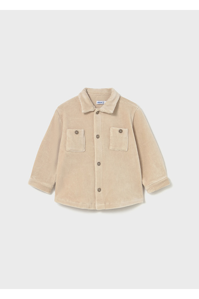 MAYORAL Beige Color Knitted Pants Suit Shirt (Sizes for Ages 01-04) - Beige