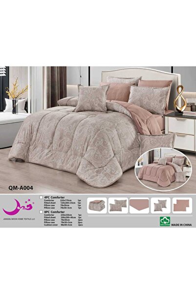 Moon 100% Cotton Floral Quilt 8 Pieces