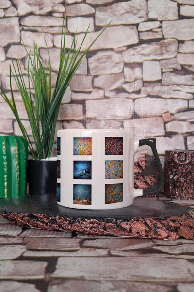 qoeuyl boutique Math Symbols Printed Lightweight Ceramic Mug Cup for Teacher ...