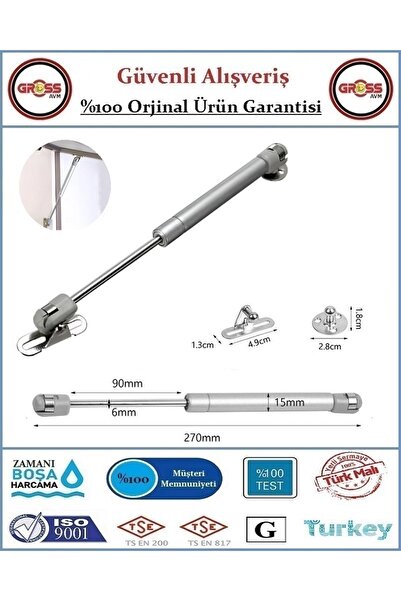 GrossAVM Gazlı Piston - Kapak Amortisörü - 100N