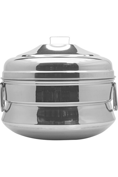 Hope Steel Idli Cooker, Medium, Silver, 25 Cm