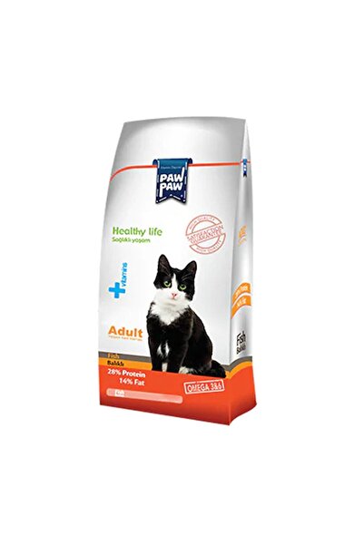 Paw Paw Balıklı Yetişkin Kedi Maması 15 Kg