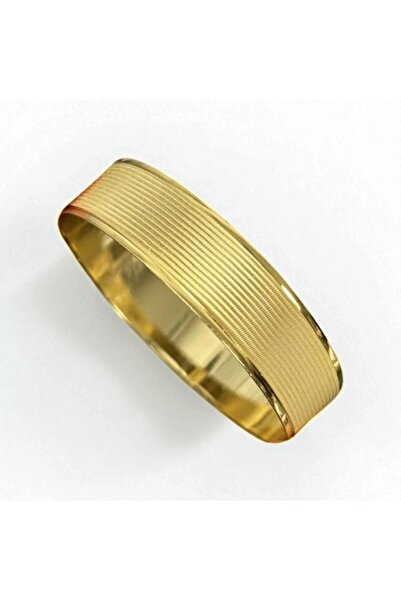 CASELN 22 Ayar Altın Kaplama Trabzon Bilezik 1,5 Cm Günlük, Özel Günler, Düğün, Kına,
