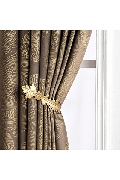 MEEDEN Set 2 Blackout Curtains, Modern Design, 140 x 240 cm, Green