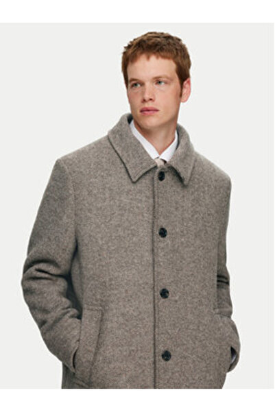 Selected Homme Ανδρικό Μάλλινο Παλτό 16089348 Μπεζ