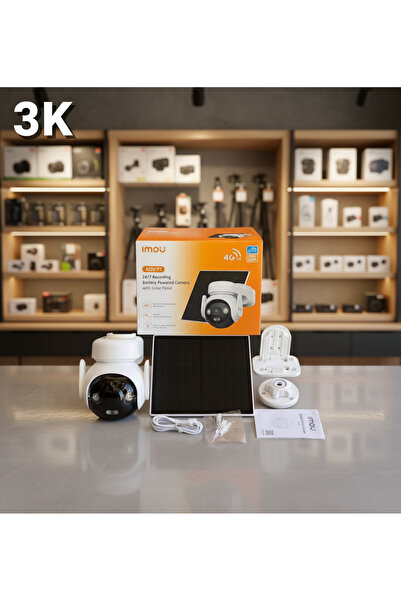 Imou IMOO 5MP Solar-Powered Outdoor Security Camera + Free 128G MicroSD Card