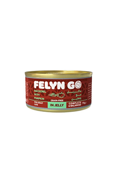 Felyn Go فيلاين طعام رطب ماكريل مع يقطين 75غ
