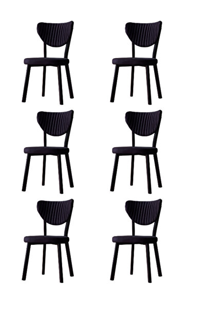 Desire Mar Chair 6 Pieces Set, Cafe, Restaurant, Kitchen, Living Room, Metal,...