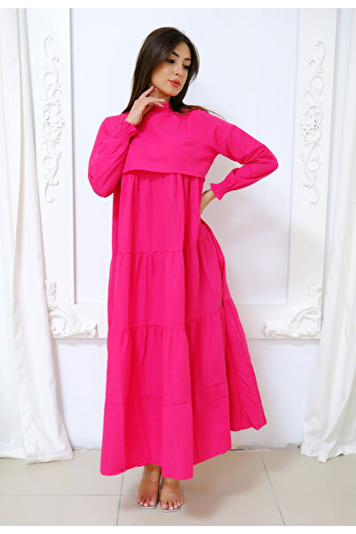 BRN Φούξια Φόρεμα Hijab