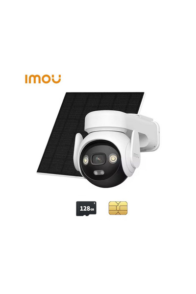 Imou IMOO 5MP Solar-Powered Outdoor Security Camera + Free 128G MicroSD Card