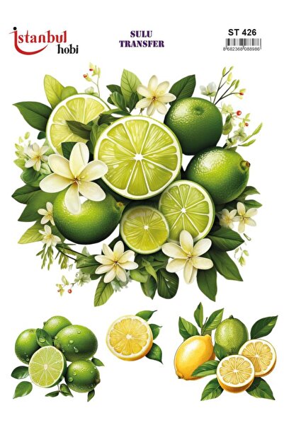 İstanbul Hobi ورق نقل مائي 25×35 سم ST-426