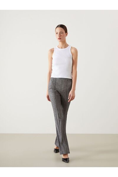 LC Waikiki Extra Close-Fitting Shiny Looking Women's Trousers
