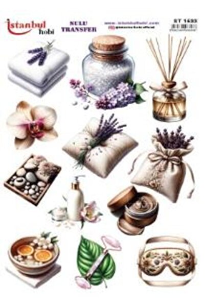 İstanbul Hobi ورق نقل مائي 25×35 سم ST-1533