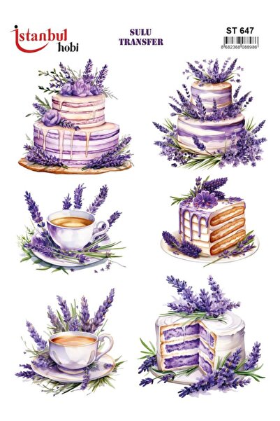 İstanbul Hobi ورق نقل مائي 25x35 سم ST-647