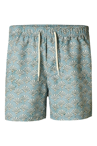 Selected Homme Ανδρικό σορτς μαγιό 16089427 Πράσινο