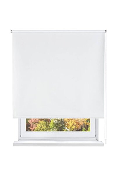 MEEDEN Jaluzea Mini clasica, Rena, Poliester, Functie MultiStop, 150x180 cm, Alb